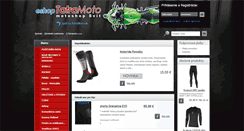 Desktop Screenshot of eshop.tatramoto.sk